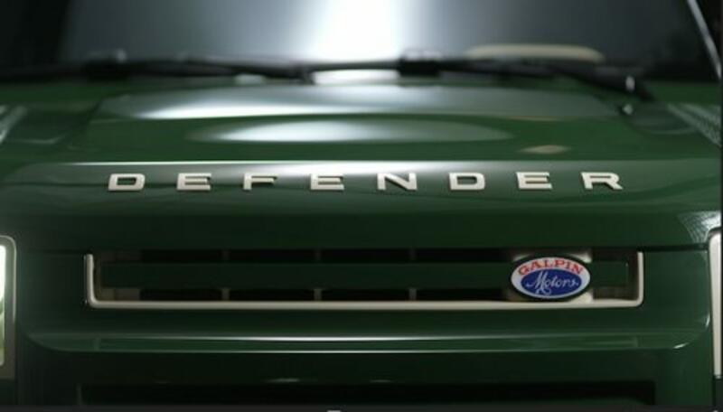 Мастерская Galpin показала Land Rover Defender в стиле неоретро на автосалоне в Лос-Анджелесе 